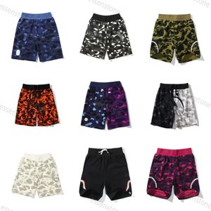 Man Shark Short Pants Mens Şort Tasarımcı Kamuflaj