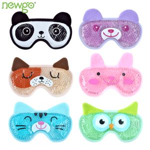 Eye Massager Eye Mask Reusable Gel Beads Cold Pack for Girl Kid Cooling Therapy Soothing Visual Fatigue Remove Dark Circles Cute Ice Bags 230602