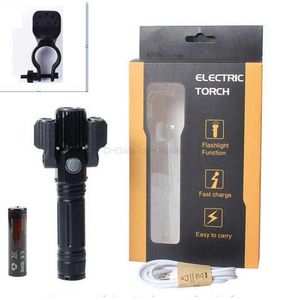 outdoor cycling flashlight 3 LED t6 Bike Cycle riding torch with holder 18650 rechargeable battery 4 mode outdoor camp hunting torch lamps