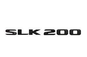 Matt Black Quot Slk 200 Quot Car Trunk Rech Letter Word Badge Emblem Letter Decal Sticker for Mercedes Benz SLK2007851329