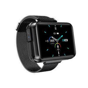 T91 newest 2 in 1 wrist Sports Smart Watch with earpod blutooth Bracelet TWS Headset with temperature Calling earphone