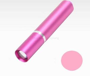 365nm Uv torcia elettrica della penna led luci viola torcia penlight mini Raggi ultravioletti lampade a batteria denaro in alluminio rivelatore di fluorescenza