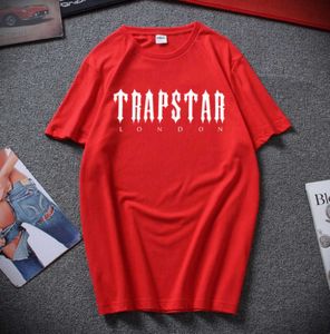 メンズトラップスターTシャツデザイナー男性女性ヒップホップトップ新しいプリントTシャツ夏ファッションブラックスポーツウェアブランドスウェットシャツ服ポロ32es