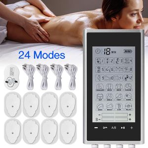 Produkty 4 Kanał wyjściowy wielofunkcyjny 24 tryby EMS profesjonalny elektrostimulator fizjoterapia Maszyny bólu padanie bólu