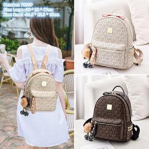 Wholesale factory ladies shoulder bags 2 colors street personality rivet punk backpack everyday Joker leather handbag trend letters contrast color handbags 7835#