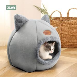 Mats Deep Sleep Winter Cat Bed Little Mat Basket for Cat's House Products Pets Tent Cozy Cave Cat Beds Indoor for Dog Pet Supplies