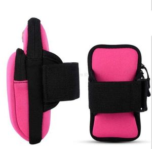Uruchamianie sportowej obudowy telefonu na ręce Mobilephone Holder Armbands Bag Mężczyznę Pakiety na ramię na telefon Klawisz