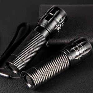 New 3 mode led mini flashlights torches portable aluminium alloy zoom glare flashlight Telescopic lens batteries power sos flash torch lamp