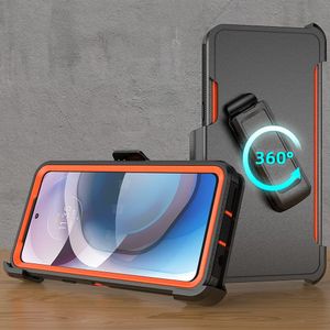 Defender Phone Case لـ Motorola E30 E40 E20 لـ Xiaomi Note 11 Pro 4G 5G Note 11S 11T Hight Dickproof مع غطاء حماية الحافظة العسكرية الحافظة