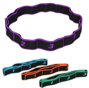 Latin Dance Elastic Stretch Belt -övning Pull Rem Yoga Fitness Resistance Band för vuxna Kids Träningsutbildningsutrustning grossist