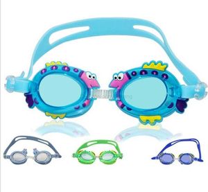 Occhialini da nuoto con design animale dei cartoni animati per bambini Occhiali estivi con protezione UV Simpatici occhiali regolabili impermeabili antiappannamento per bambini