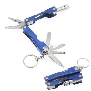 Wholesale - Outdoor EDC gear picnic camping Multifunction Plier with LED light Outdoor Home Camping Hand tool Plier Foldable Portable tools