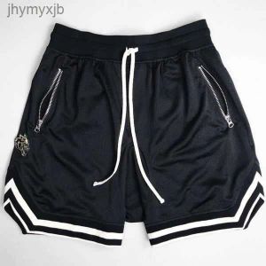 Pantaloncini da uomo estivi 2022 Costumi da bagno Hip hop street linea principale sport retrò casual fitness pantaloni da basket nero rosso maglia pesante pantaloncini da cinque minuti costume da bagno 2 L5LY