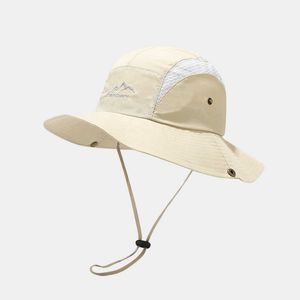 Geniş Kötü Şapkalar 2022 Yaz Arylic Sindou Fisherman Açık Mekan Seyahat Güneş Şapkası Erkek ve Kadın 102 G230603