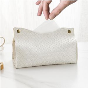 Luxury Designer Tissue Boxes Casual Home Table Decoration Napkins Holder Orange Tissues Box Toilet Paper Dispenser Car Deco Napkin Case