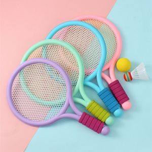 Badminton Rackets Childrens Tennis Racket Beginner Training Outdoor Beach Kindergarten Baby Parent Child Interactive Toys 230603