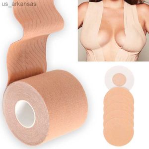1ロール5m女性乳房乳首カバーブラジャーボディ目に見えない乳房リフトテープ接着剤ブラジャーの親密なセクシーなブラレットペーストL230523