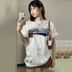 T-shirt harajuku vintage y2k super stor kort ärm kpop gata kläder topp kvinnors koreanska mode grafik hippie t-shirt p230603