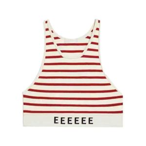 Womens Crop Top Knits Tee Designer Tank Topps Women Kläder Fashion Letter Print Summer STEVELESS PUCKOVER VEST CAMIS CAMIS SEXY STREETEWEAR8