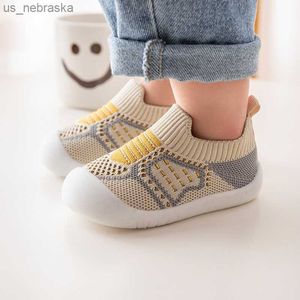 Baby Shoes Antislip Breathable Infant Crib Floor Socks with Rubber Sole for Children Girls Boys Mesh Shoes Soft Bottom