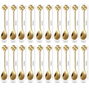 Conjuntos de utensílios de jantar 20pcs colheres de aço inoxidável conjunto para serviço de sobremesa de 20 utensílios de cozinha decorativos de talheres de talheres suprimentos