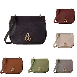 Mulberries zambak çanta çantası küçük tasarımcı amberley lüks kadınlar gerçek deri crossbody omuz çantaları çanta klasik siyah çanta