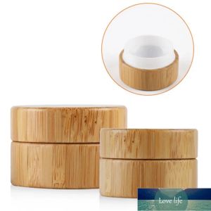 5G 10G High QualTiy Bamboo Bottle Cream Jar Nail Art Mask Cream Refillable Empty Cosmetic Makeup Container Bottle Simple