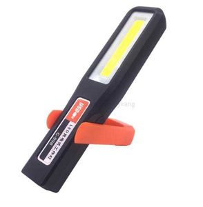 Bilinspektionslampor COB LED USB Laddningsbar magnetisk kroktält Camping Torch ficklampa Arbetsljus Inbyggda 18650 Batteri