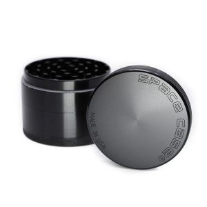 smoke shop 63mm Herb Grinder Space Case Grinder for bong 4 Piece Tobacco Cursher With Triangle Scraper Aluminium Alloy Material CNC Cigarette Detector Grinding