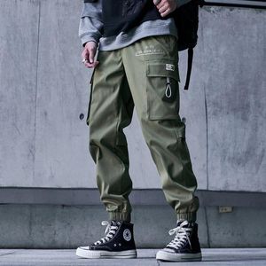 Calças Chaifenko Hip Hop Cargo Pants Men moda Harajuku harém calça preta de rua de rua preto jogadores de moletom de moletom de moletom de moletom casual