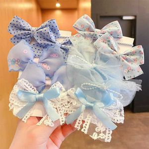 2PCS Hair Accessories New Sweet Band Girls Ties Bows Elastic Rubber Flower Small Ball Scrunchies Baby Kids