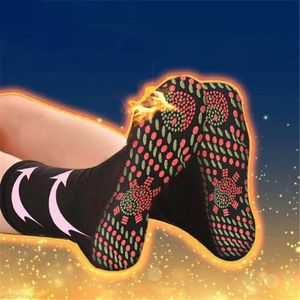 Foot Treatment 3 Pairs Tourmaline Health Socks Self-Heating Magnetic Slimming Heated Warm Socks Foot Massage Thermotherapeutic Sock 230602