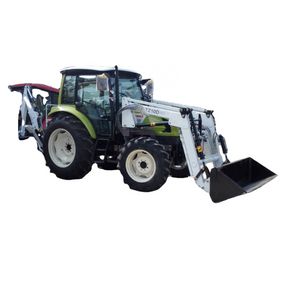 CE Certificate 4WD farm tractor with front end loader agriculture equipment