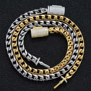 Bestandener Test 4 mm 20–24 Zoll 925 Sterling Silber Moissanit Kubanische Kette Halskette Armband für Frauen/Männer Schönes Geschenk