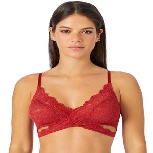 by Adore Me Women s Blythe Lace Unlined Bralette With Adjustable Straps