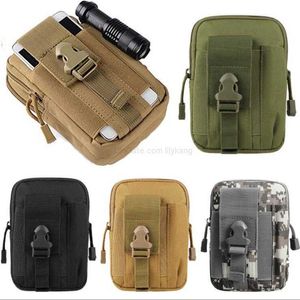 Tactical Fanny Hip Bum Pouch Molle Cycling Hunting Påsar Bälte Midjeväska Militär Taktisk pack utomhus telefonhållare Pouches Case Pocket Camo Packs grossist