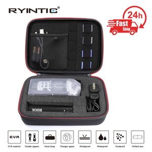 Monopods Hard EVA Portable Carry Shockproof Case Box Bag for ZOOM H1 H2N H5 H4N H6 F8 Q8 Handy Music Recorders Charger Mic Tripod Adapter