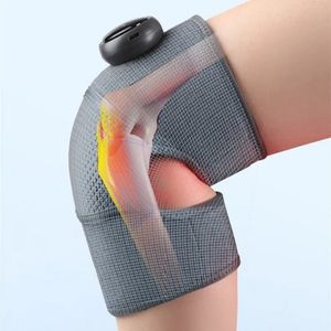 Smart Therapy Pain Relief Massage Heated Physiotherapy Electric Arthritis Vibration Knee Massager Brace with heating pad