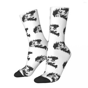 Herrensocken Fullface MTB Herren Damen Lustige Happy Mountainbike Fahrrad Frühling Sommer Herbst Winter Mittelrohr Geschenke