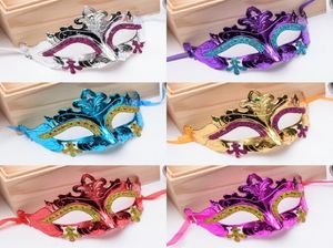 Halloween Princess Cosplay Mask Christmas Crown Prom Masquerade Masks Mardi Gras Venetian Dance Party Plated Mask7099219