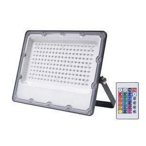 100-265V RGB LED LED Flood Light Garden Garden Decoration Die-Cast Aluminium 10W 20W 30W 50W 100W 150W 200W