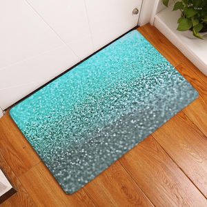 Carpets Home Decoration Flannel Mats Geometric Series Digital Foot Pads Kitchen Water Absorbing Anti-slip Mat Carpet Rugs