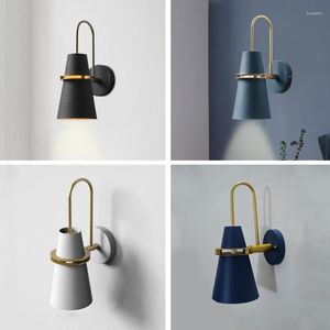 Wall Lamps Modern Lamp Nordic LED Horn Lighting Fixtures Creative Sconces For Bedside Living Room Home Interior Decoration Luminaire