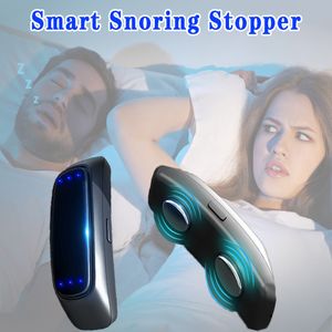 Snoring Cessation Smart Anti Snoring Device Pulse Snoring Corrector Sleep Aid Stop Snore Portable Noise Reduction Anti-snoring Man Prevention 230602