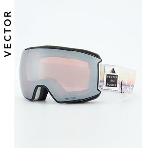 Skidglasögon otg Ski Goggles Snow Glasses Men UV400 Anti-dimbeläggningar Snöskoter Snowboard Skidåkning Kvinnor Solglasögon Outdoor Winter Sport 230603