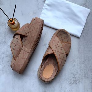 Designer Sandaler GC Slides Sandals Women Platform G Slippers Sandal Tjock Bottom Famous Slide Sliders Oran Sandal Mens Shoes
