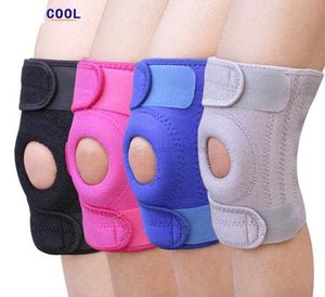 Utomhussäkerhet Sport Knäskydd Vårkuddar Gym Fitness Knee Support Brace Wrap Crash-Säker knäskydd Kuddar för Basetball Yoga Gym