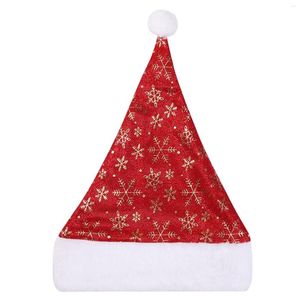 Berretti Cappello Natale Vecchio fiocco di neve Plaid Ornamento Uomo spesso Berretti da baseball Capanna 33 Look I Made A