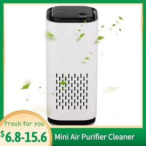 Appliances Mini Air Purifier Cleaner with Hepa Filter Negative Ion Dust Odor Remover Night Light Low Noise for Home Office Car Use