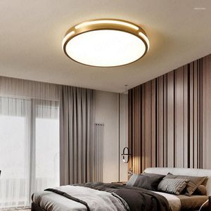 Taklampor Copper LED -fixturer Nordiska kök Hall Balkong Modern vardagsrumslampa Plafonnier Lampara de Techo